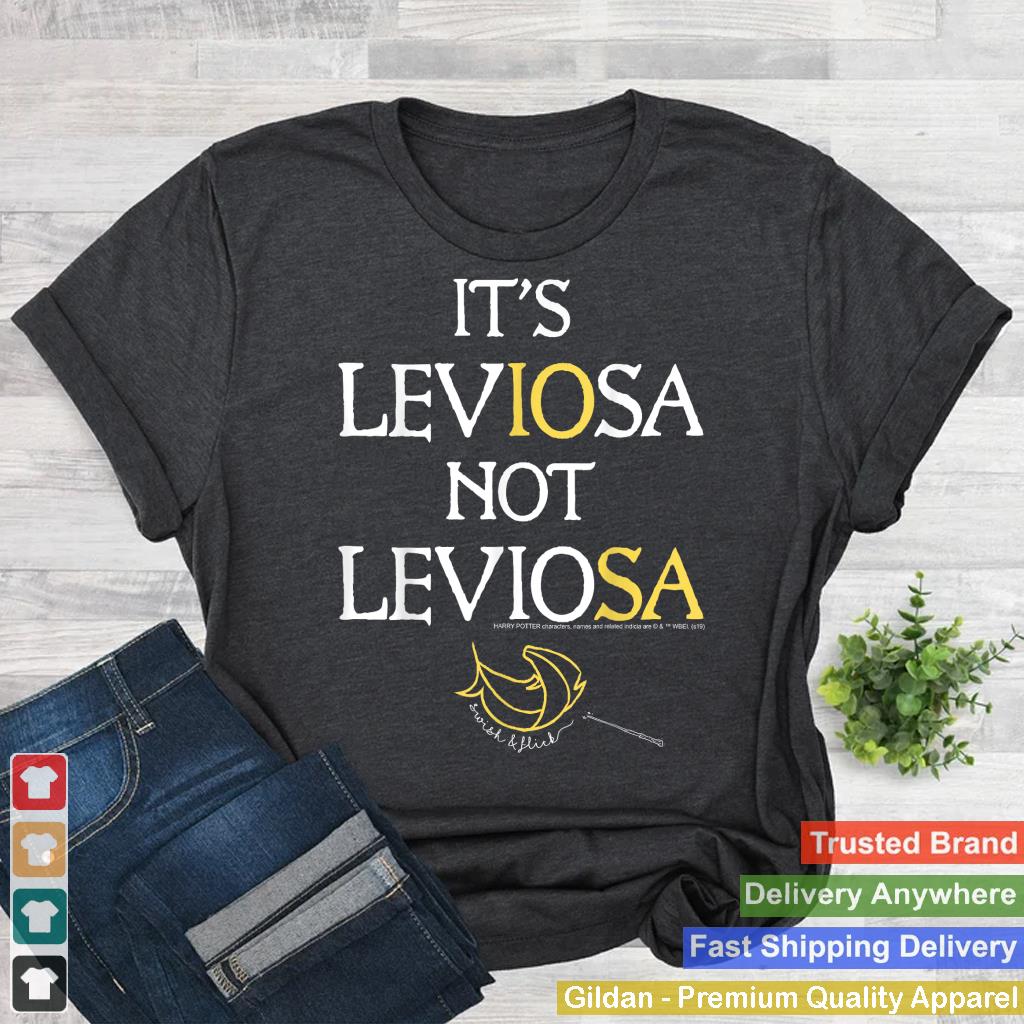 Harry Potter It's LevIOsa Not LevioSA Magic Feather Logo