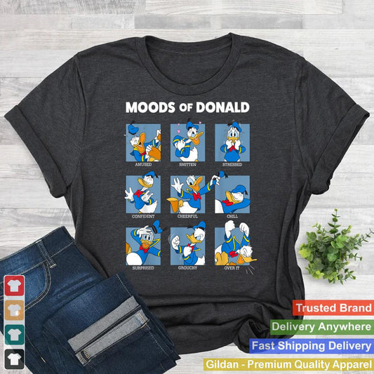 Disney Mickey And Friends Moods Of Donald Duck Short Sleeve