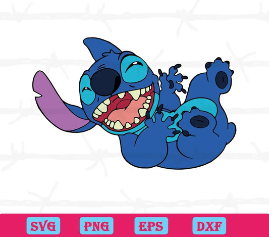 Funny Stitch Disney Svg