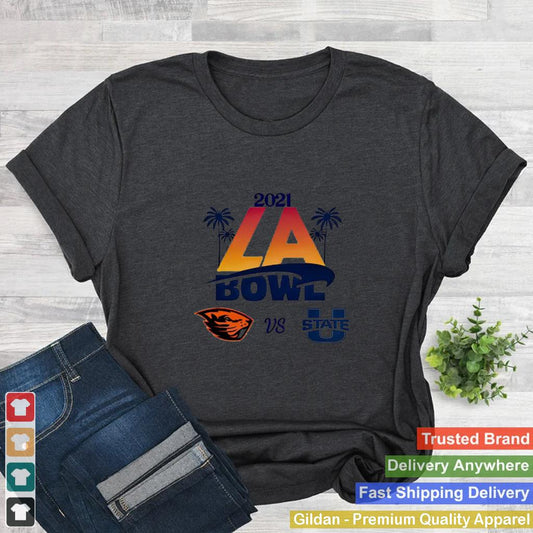 2021 LA Bowl Oregon State Beavers vs Utah State Aggies shirt