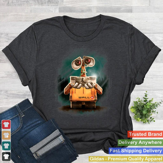 Disney Pixar Wall-E Plant Shoe Night Graphic T-Shirt