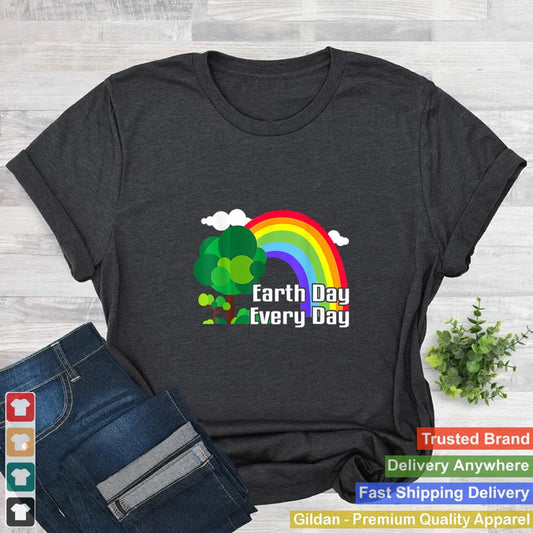 Arth Day Everyday Rainbow Design Funny Earth Day 2022 T T Shirt B09W5KGJQD