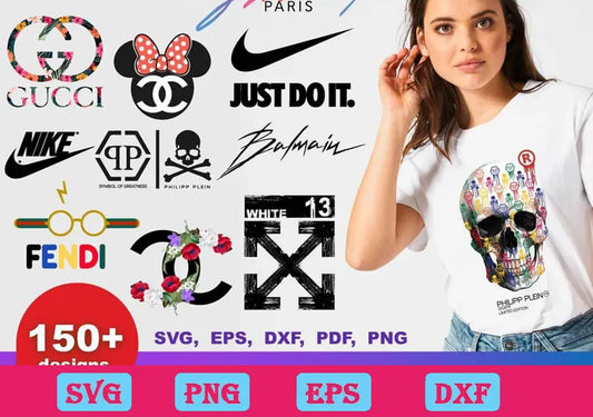 150+ Fashion Brand svg Bundle