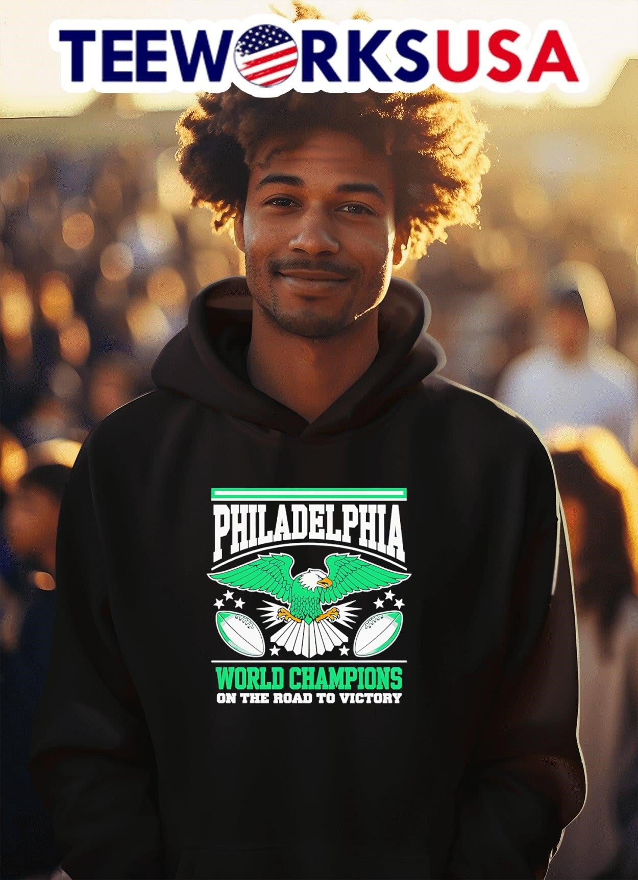 Philadelphia World Champions on the road to Victory shirt