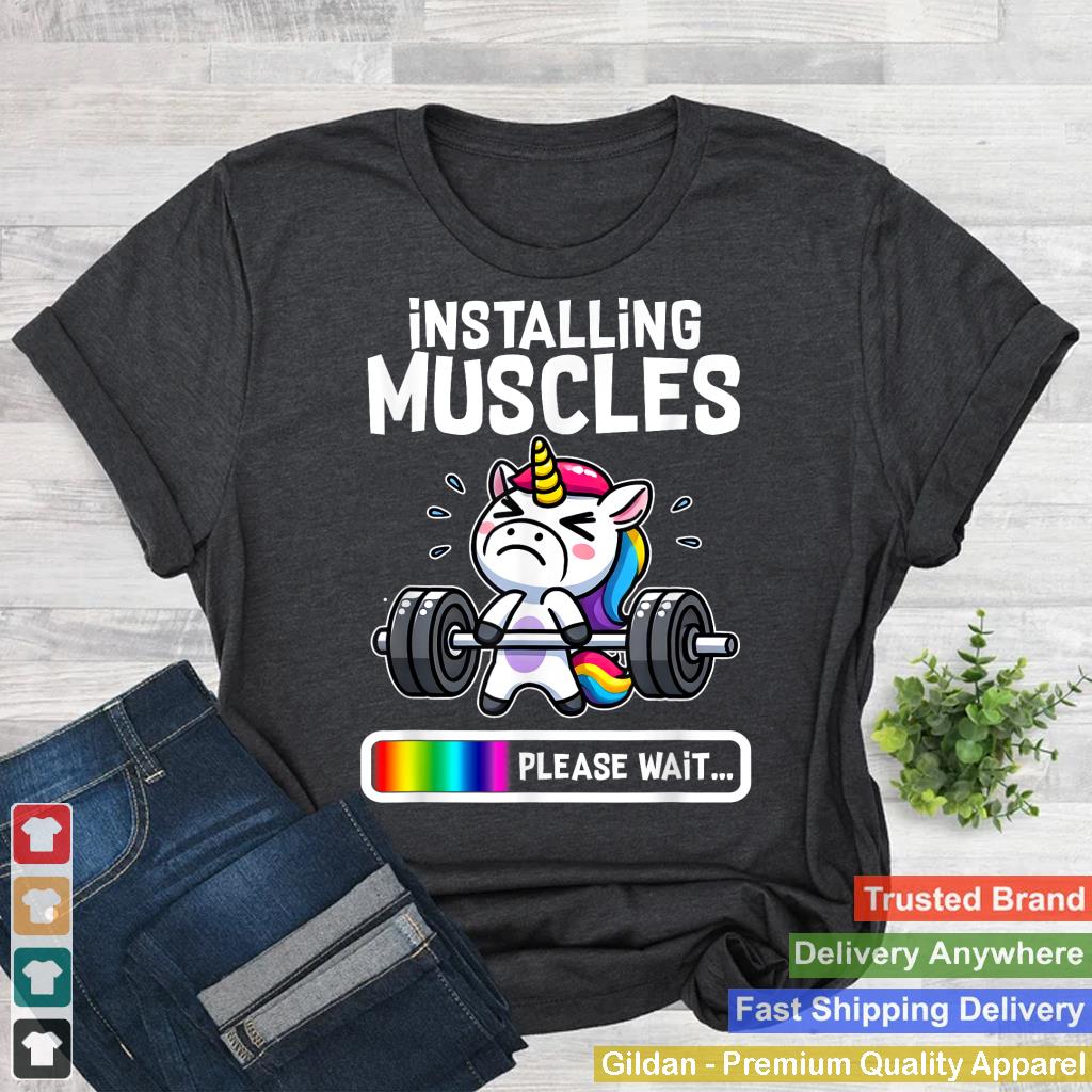 Funny Cute Unicorn Workout Gym Fitness Weightlifting Gift