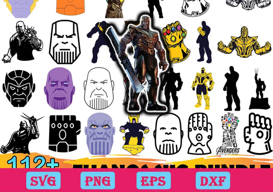 112+ Thanos Svg Bundle