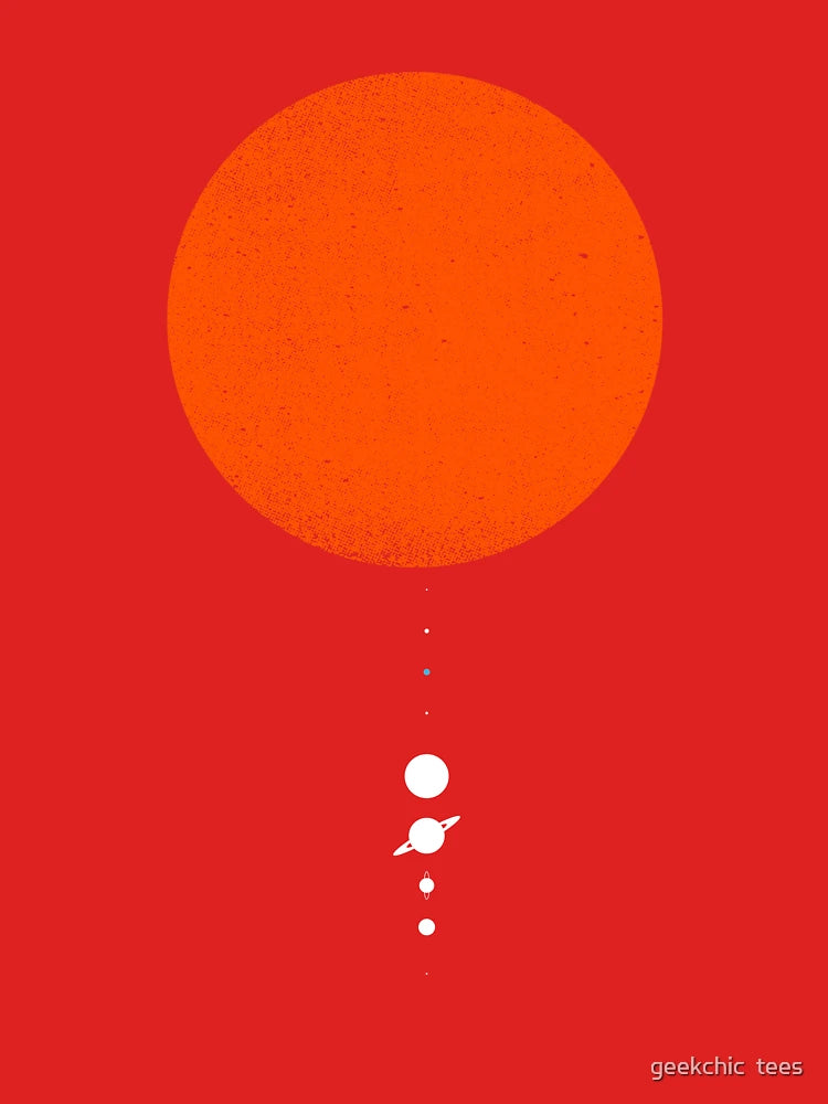 Minimal Solar System By Geekchic