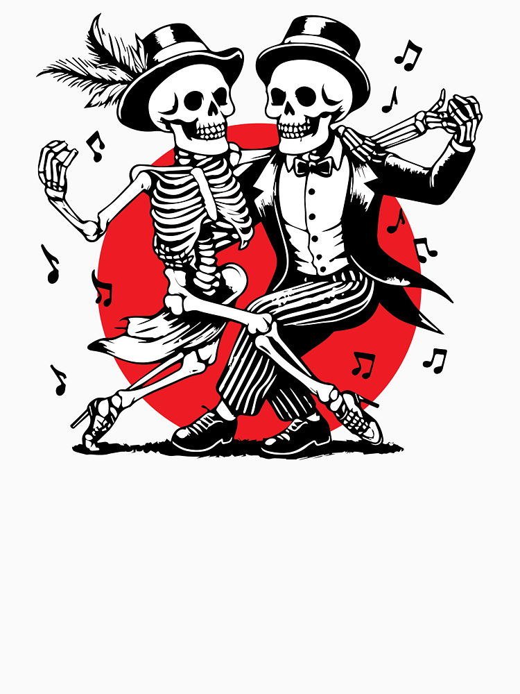 Two Skeletons Do The Last Tango By Koandzo