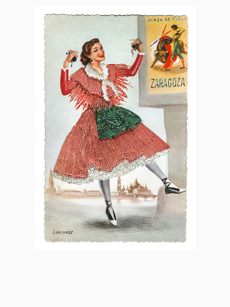 Vintage Spanish Postcard By Donkeh23