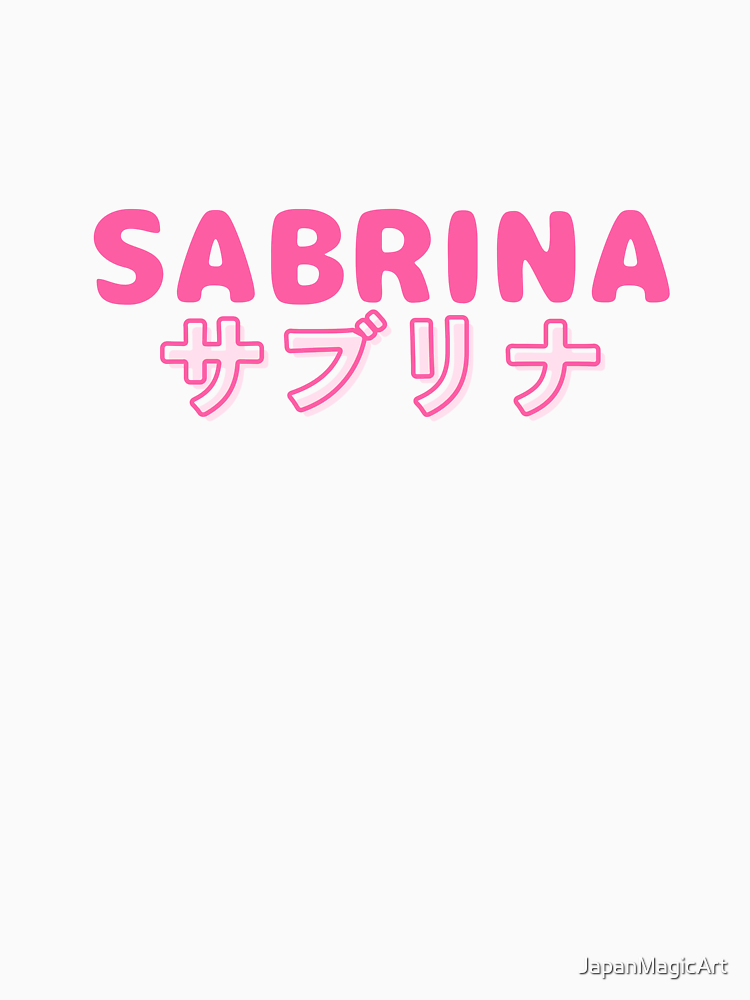 Pink Sabrina Name Spelling My Name In Japanese By Japanmagicart