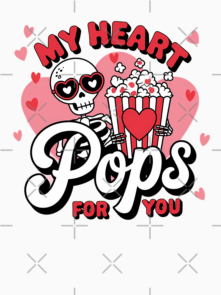 My Heart Pops For You Skeleton Valentine By Balichili