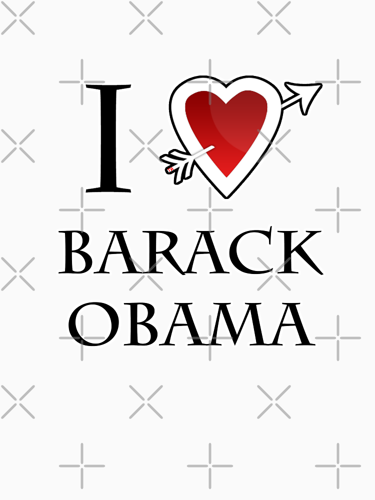 I Love Barack Obama Heart By Tiaknight