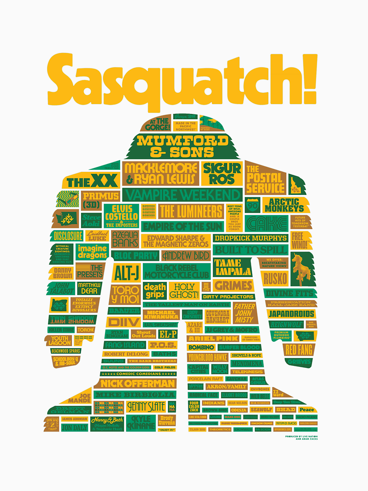 Sasquatch Music Festival By Yosefanggoro