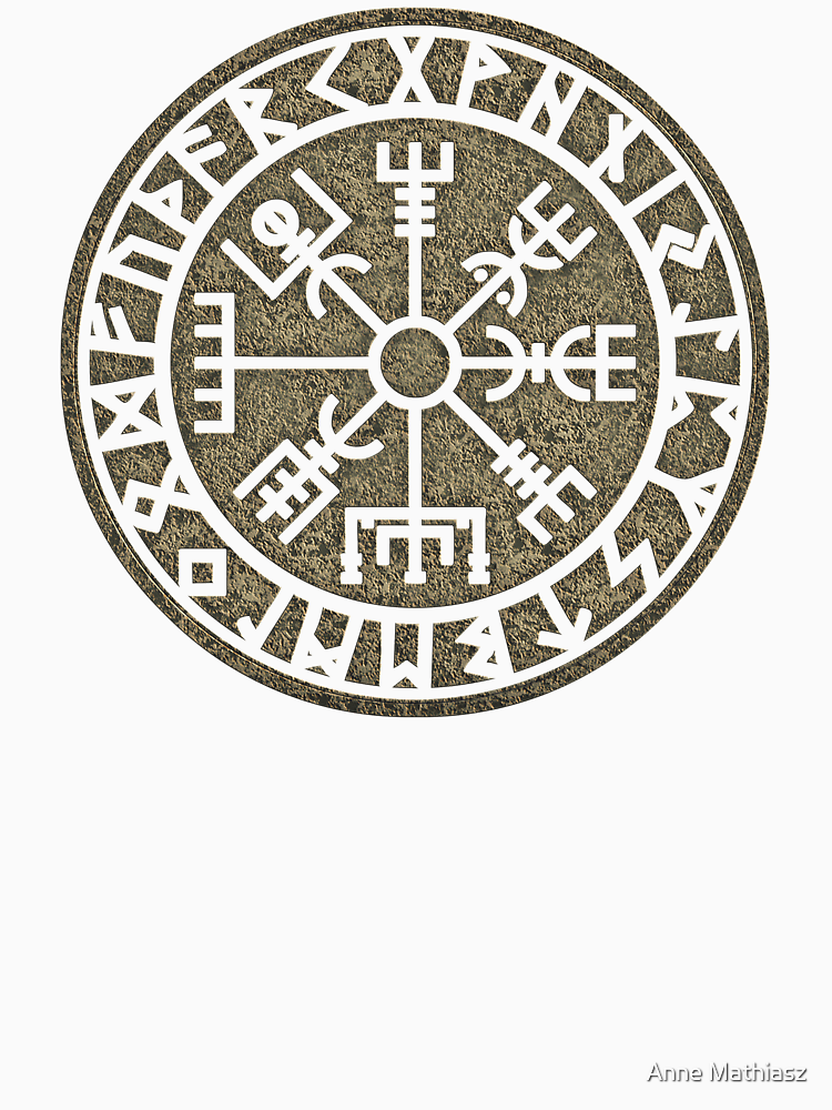 Vegvisir Viking Compass Norse Symbol Protection Nordic Vikings By Nitty Gritty