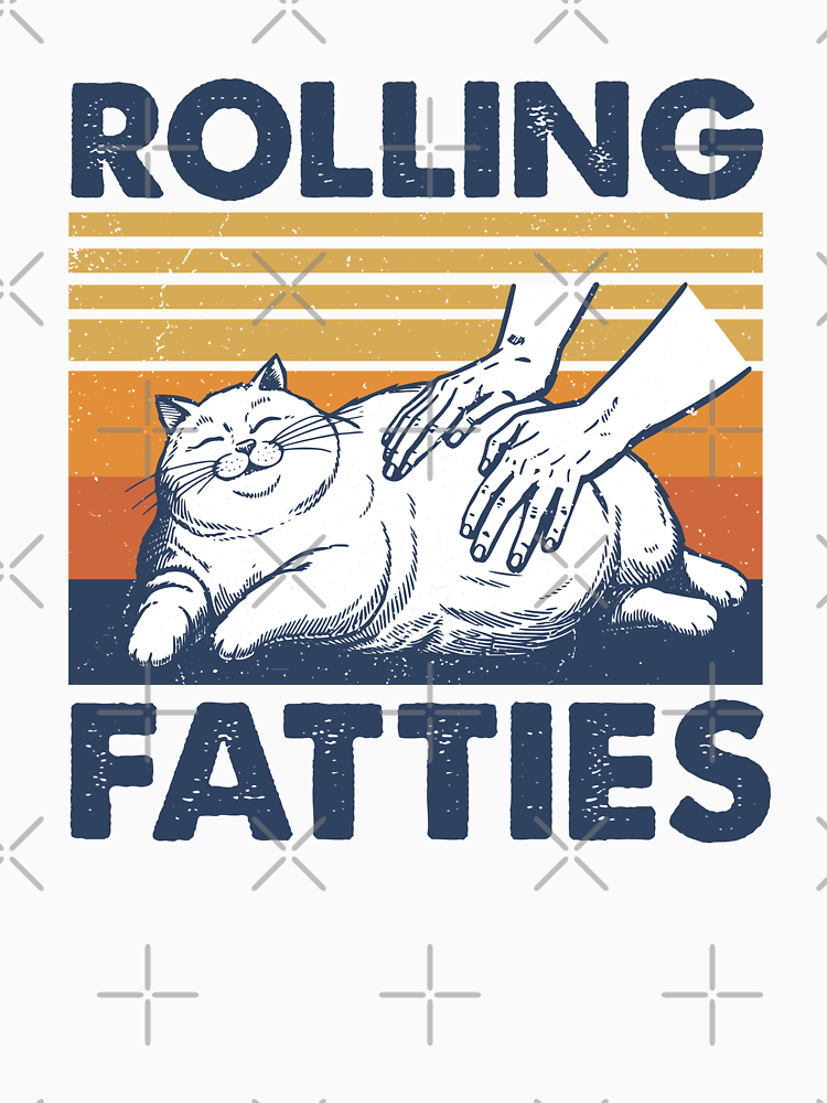 Rolling Fatties University Funny Vintage By Tavellynart