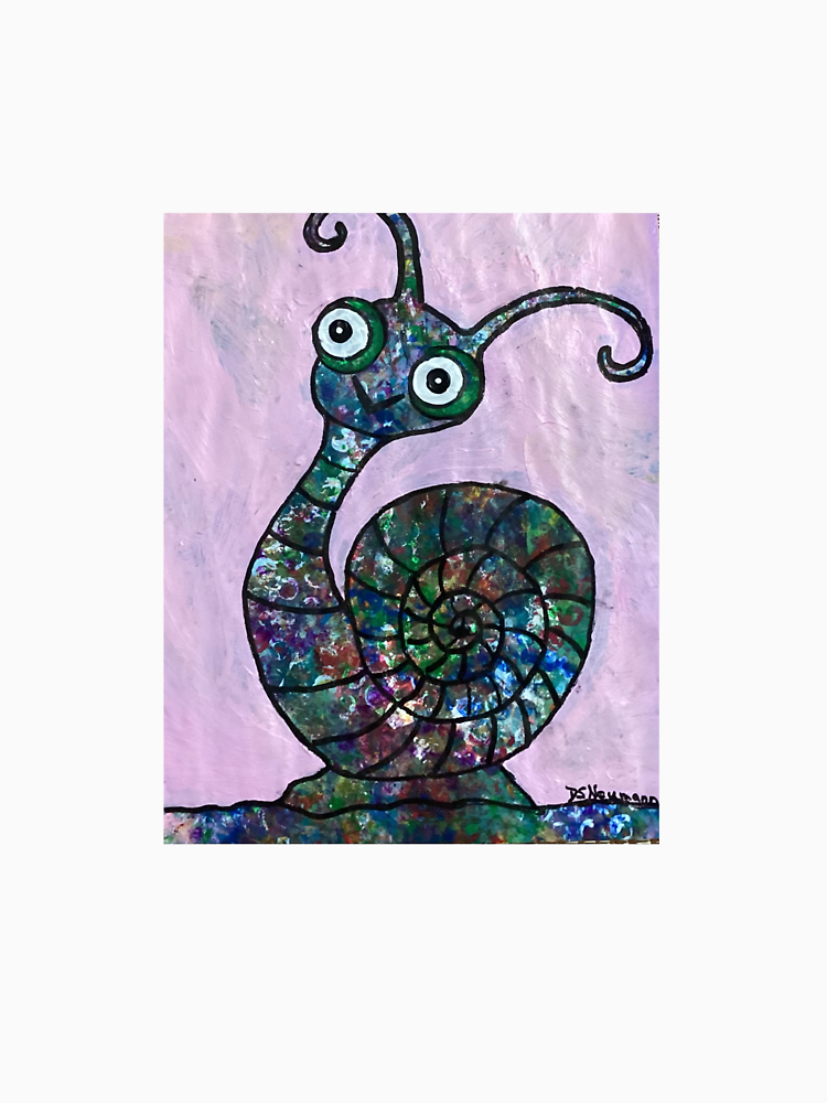 Whimsical Snail By Sylviarosalie