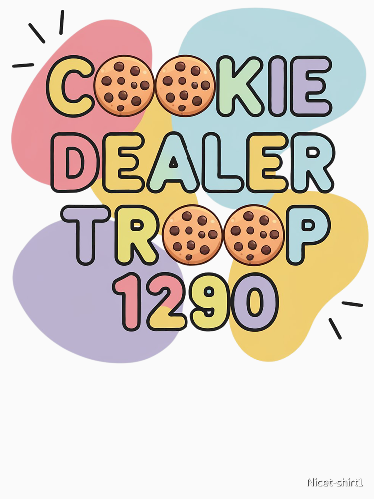 Cookie Dealer Troop 1290 Cookie Lover By Nicet Shirt1