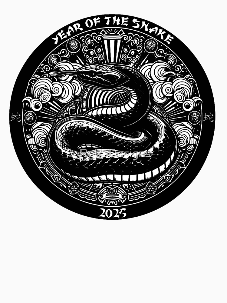 Year Of The Snake 2025 By Rob5Designs