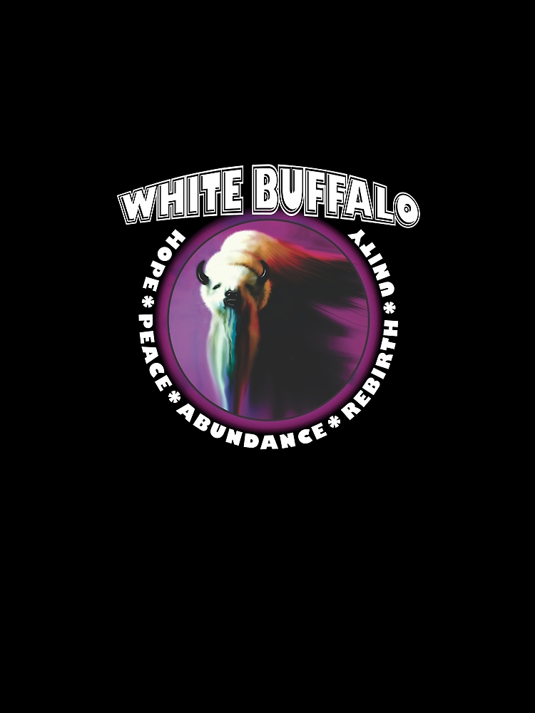 White Buffalo Reflects Hope Peace Abundance Rebirth Unity By Tmac25 Style 2