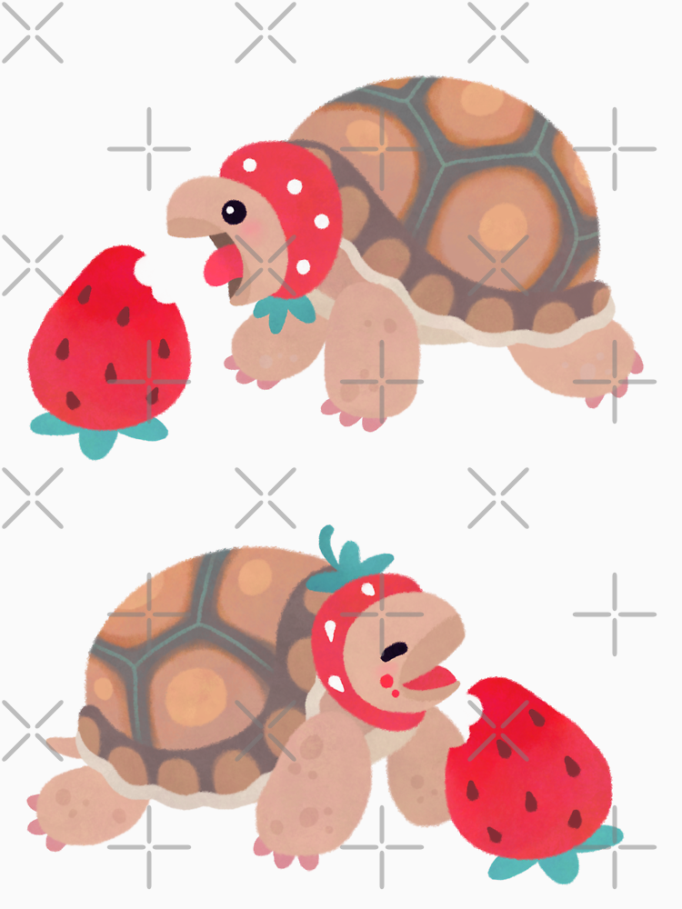 Tortoises Love Strawberries By Pikaole