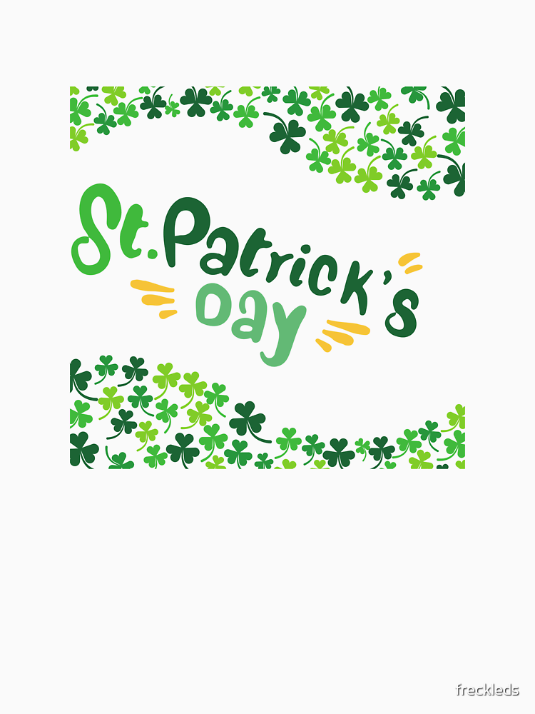 Saint Patrick S Day Shamrock Irish By Freckleds