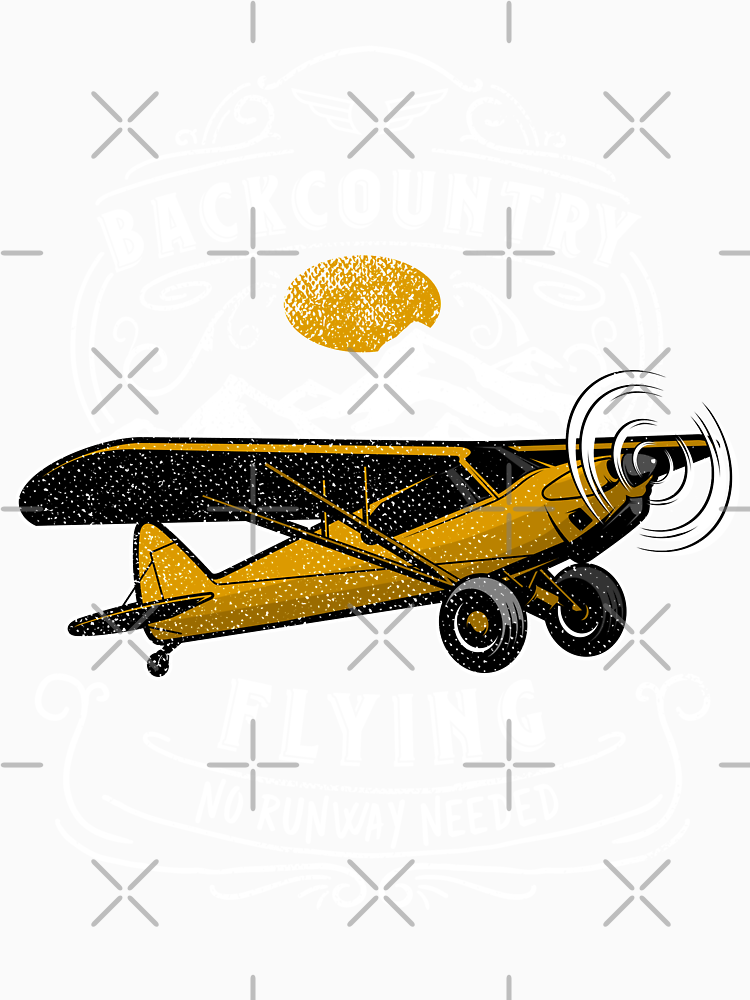 Vintage Stol Bush Plane Backcountry Flying By Kdgprints