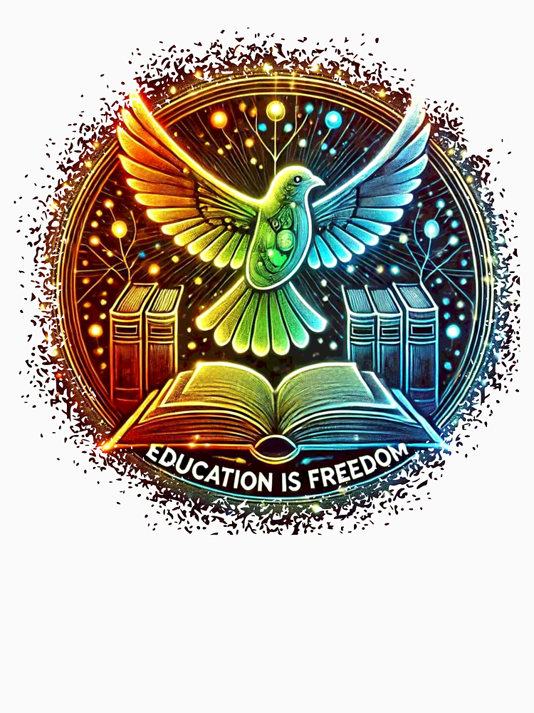 Black History Teacher Education Is Freedom Nice Birds And Books Lovers By Creat Des