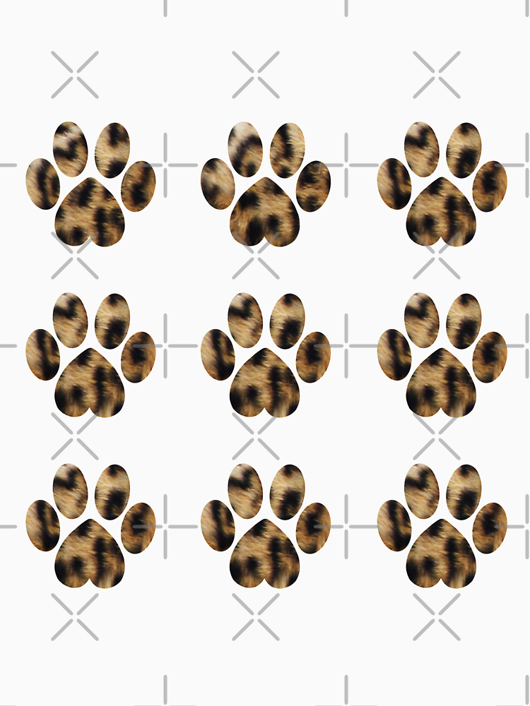 Leopard Print Paw Print Pattern Dog Lover Gift For Dog Owner By Lmhdesignsshop