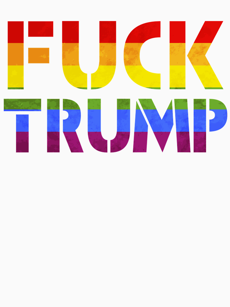 Fuck Trump Lgbt Rainbow Flag 2020 Election Lesbian Gift By Briweise1