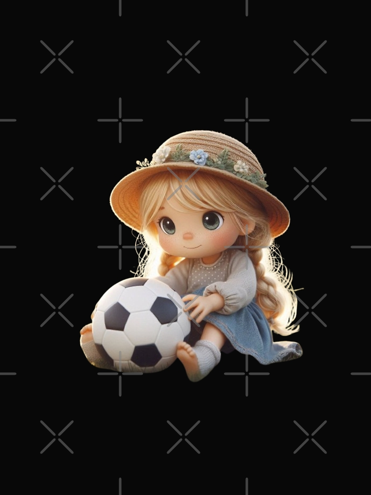 Little Girl And Her First Soccer Ball 5 By Fantasywelt