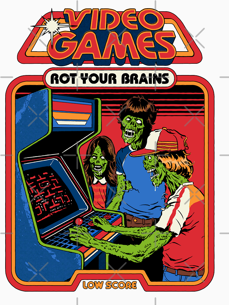 Video Games Rot Your Brains By Stevenrhodes