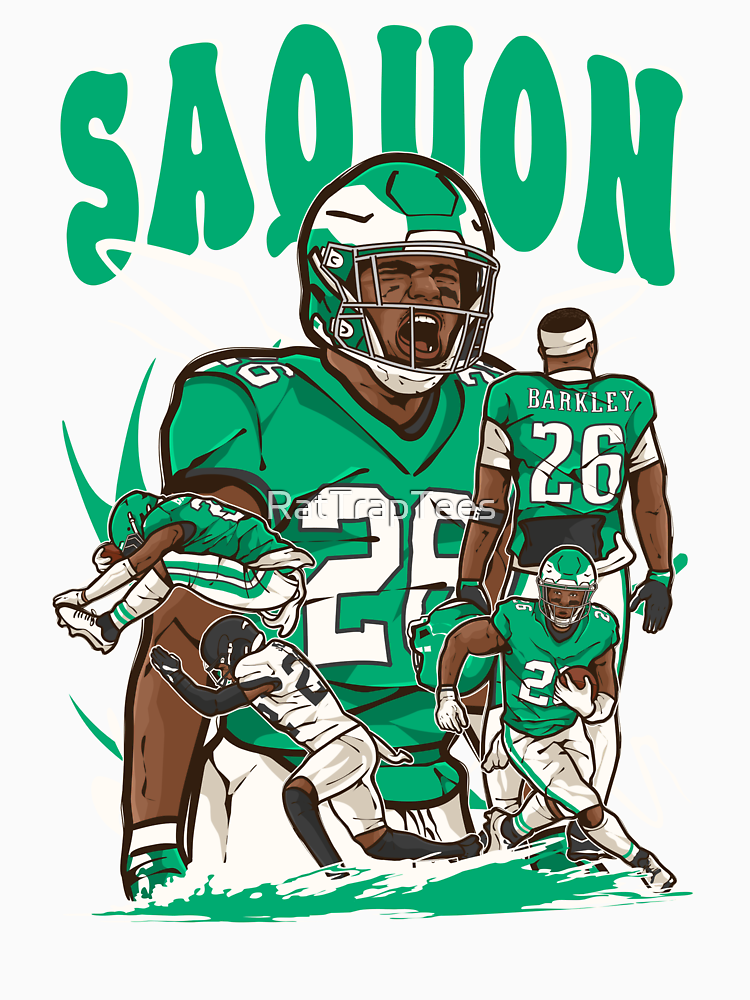 Saquon Barkley Cartoon By Rattraptees