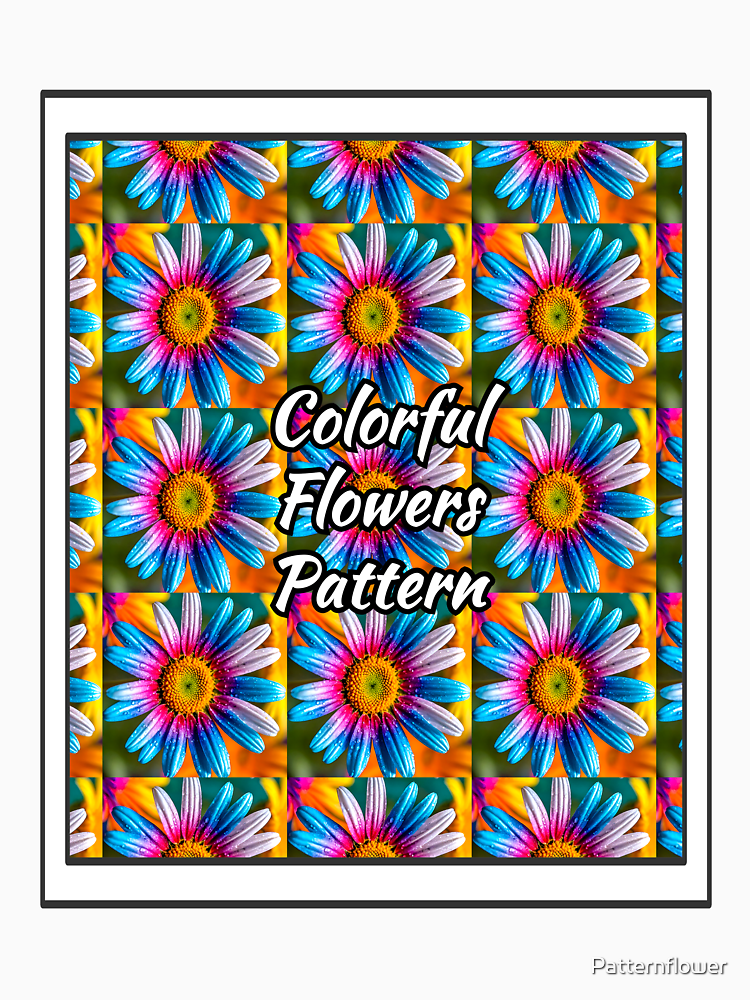 Cute Colorful Flowers Pattern By Patternflower