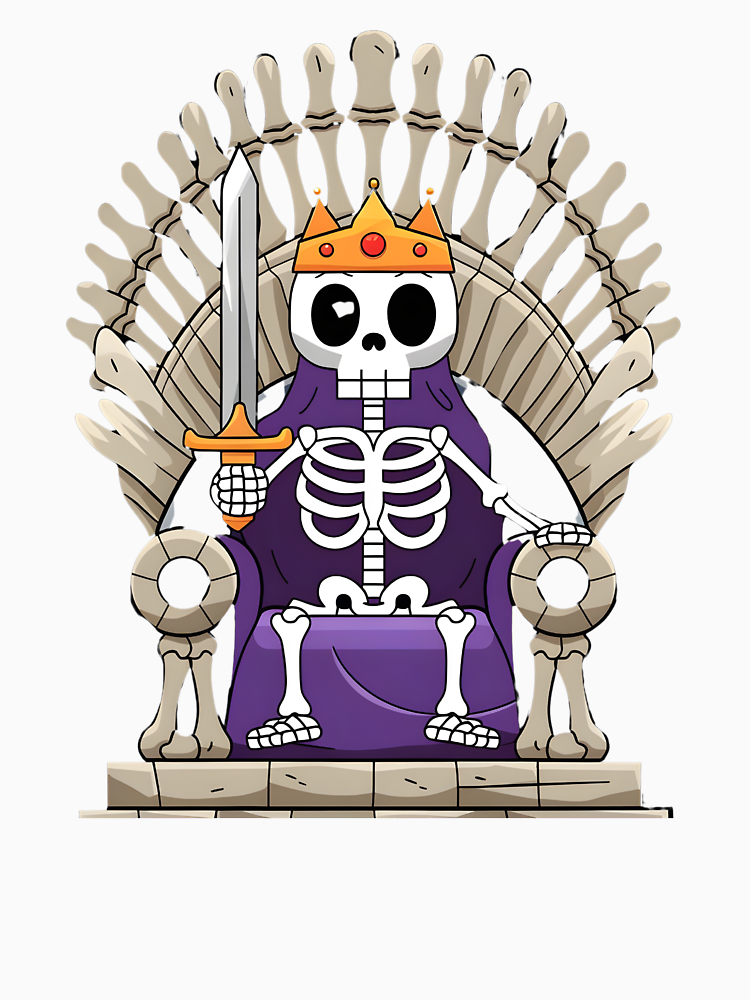 Skeletor Sitting On A Throne By Wzetart