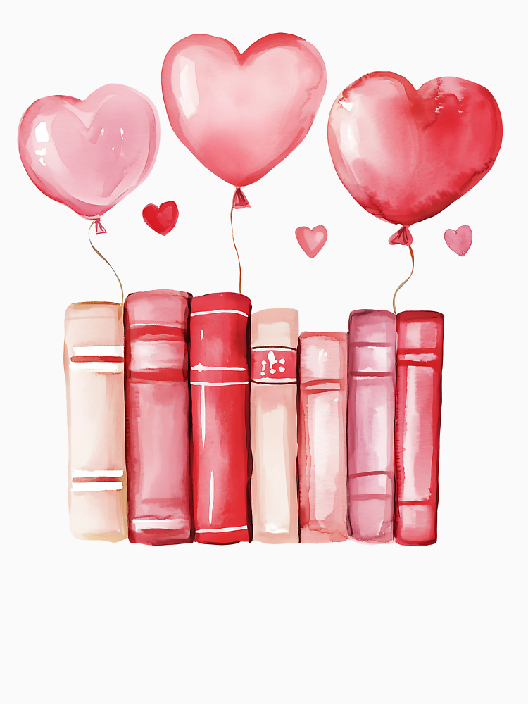 Books Are My Love Language Valentine S Day Librarian Bookaholic Esl Reading Teacher By Sanaamd Style 3