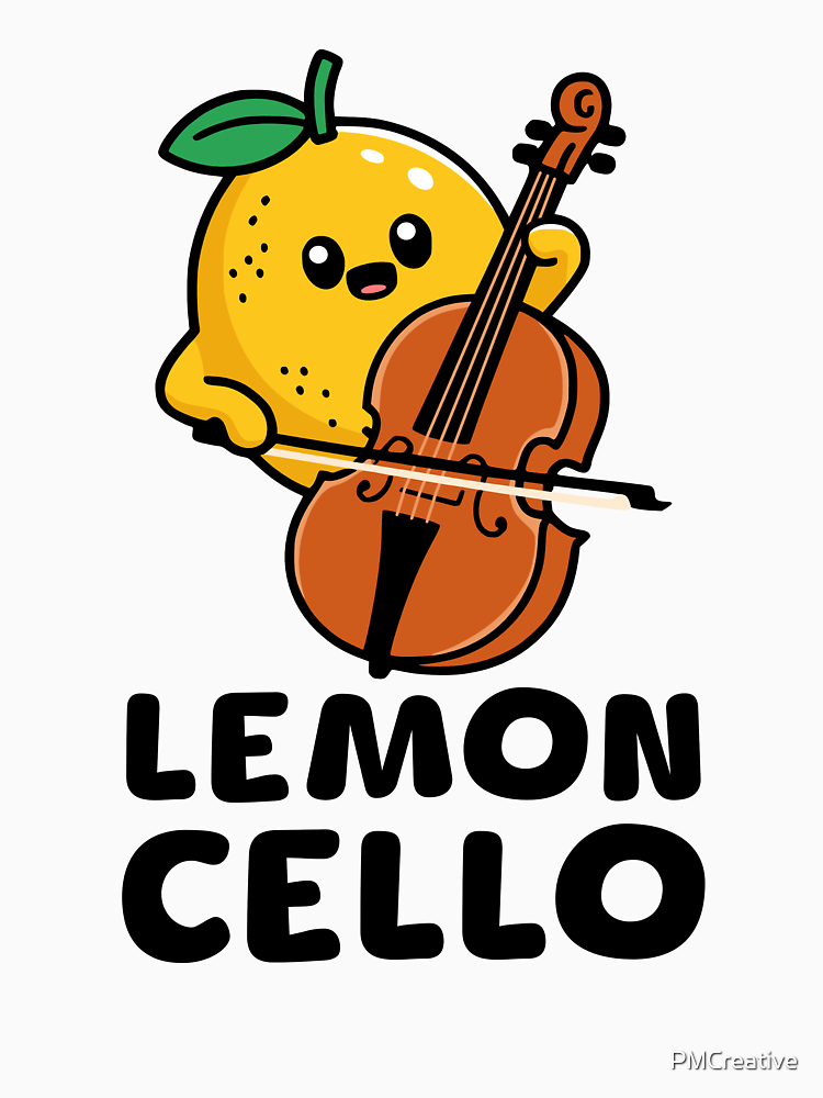 Lemon Cello Funny Lemon Music Puns By Pmcreative