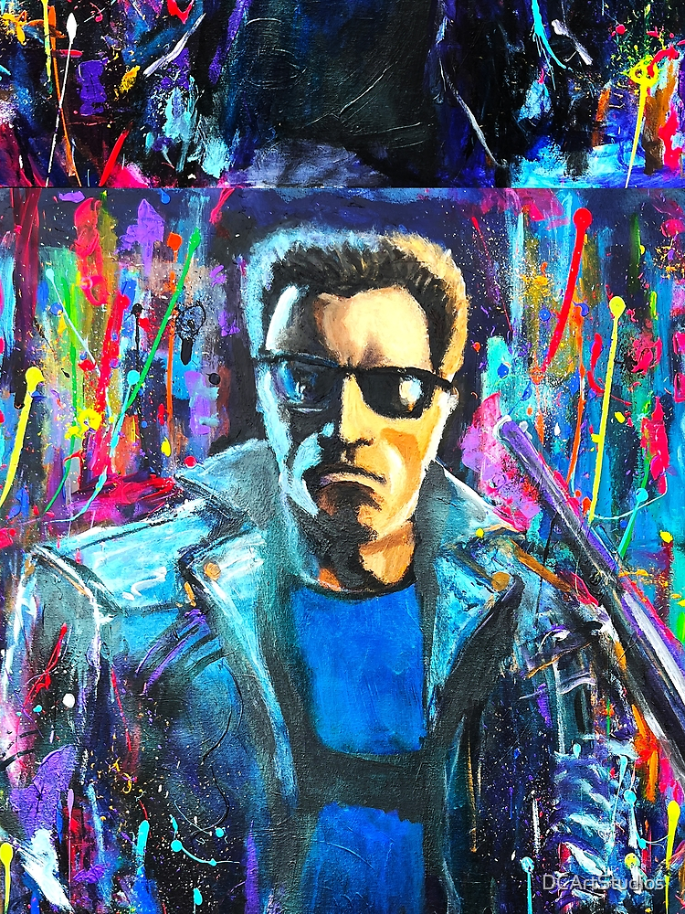 Terminator Popart By Dcartstudios