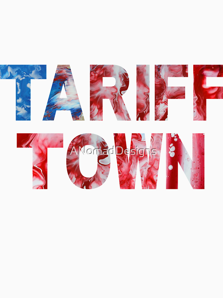 Tariff Town Patriotic Flow Art Pour Painting Jdp 04 0018 By Anomaddesigns