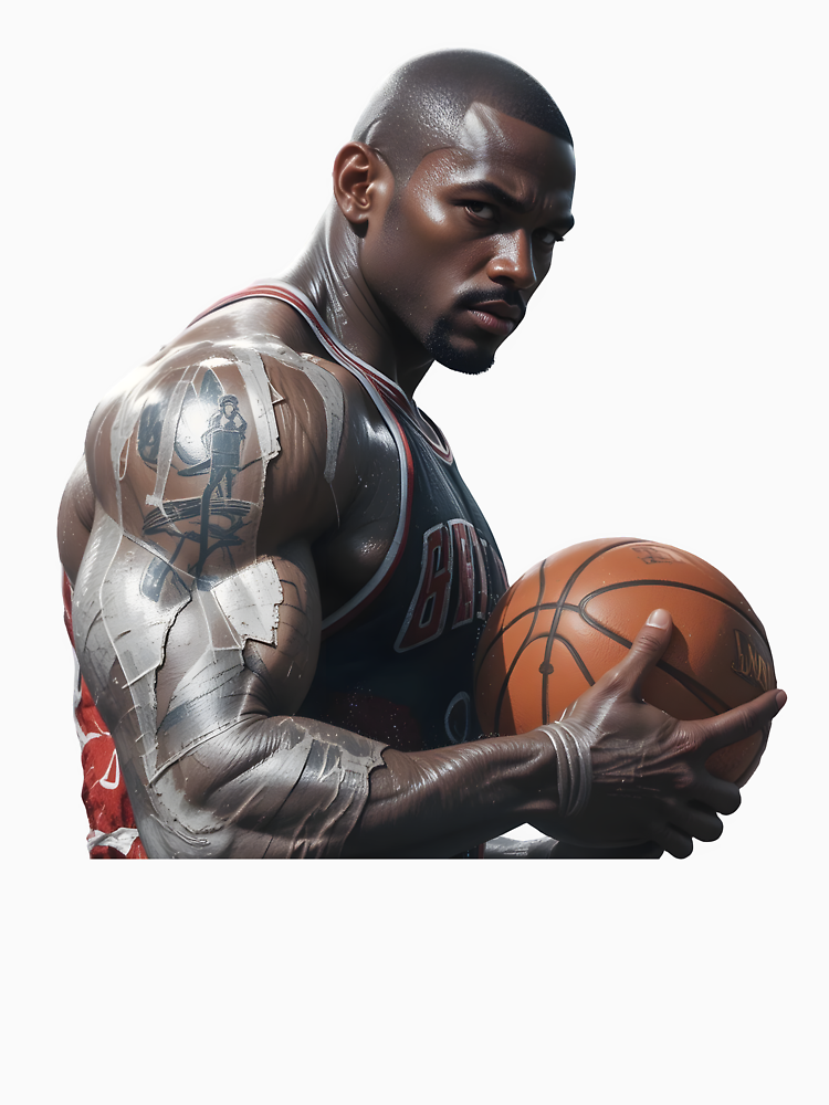 Michael Jordan Powerhouse Basketball Art By Vaibhav37