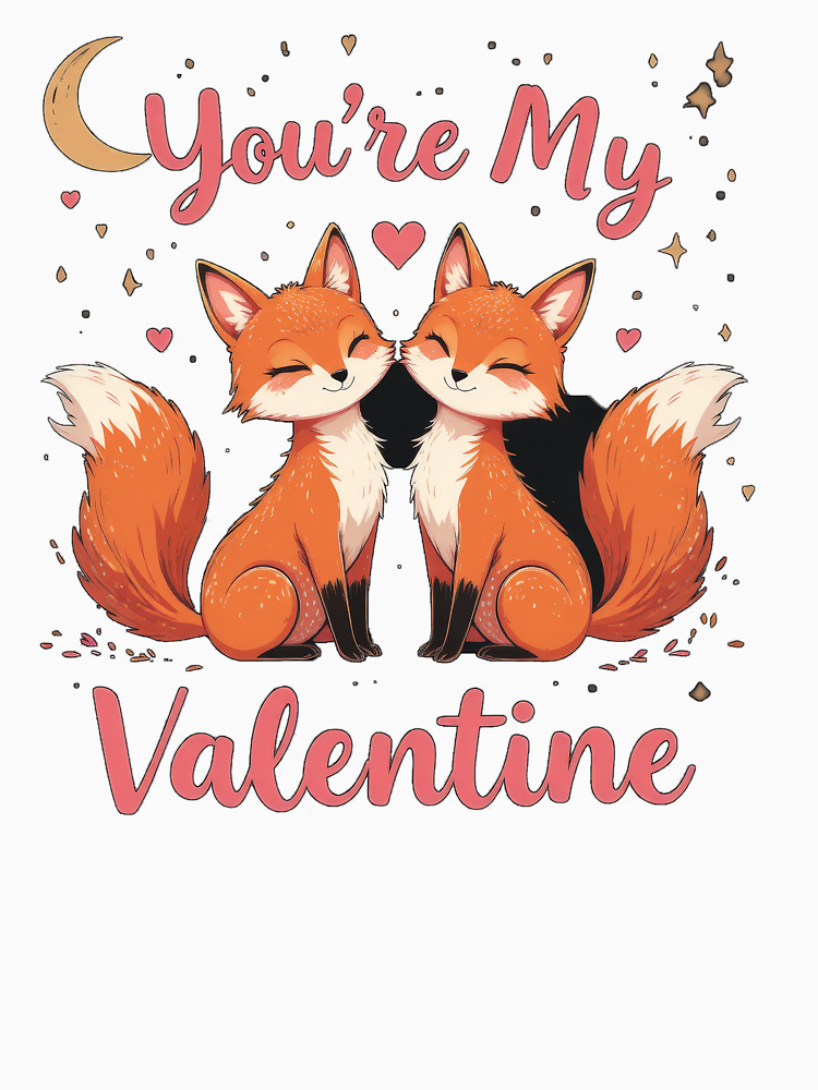 Valentines Day Fox Couple Design By Rajnisharmarb