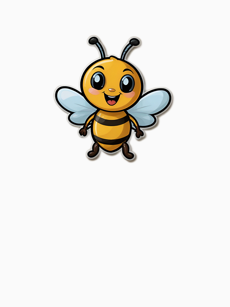 Smiling Bee By 27Stickers