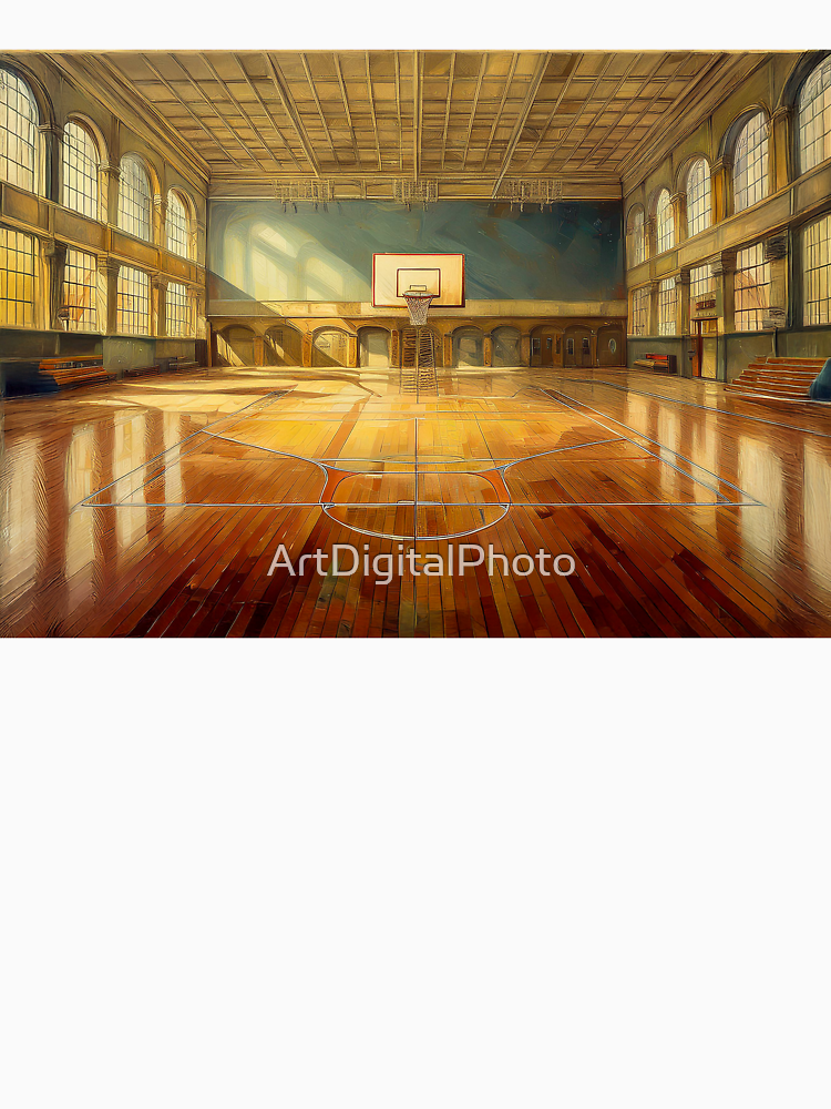 Vintage Basketball Court By Artdigitalphoto