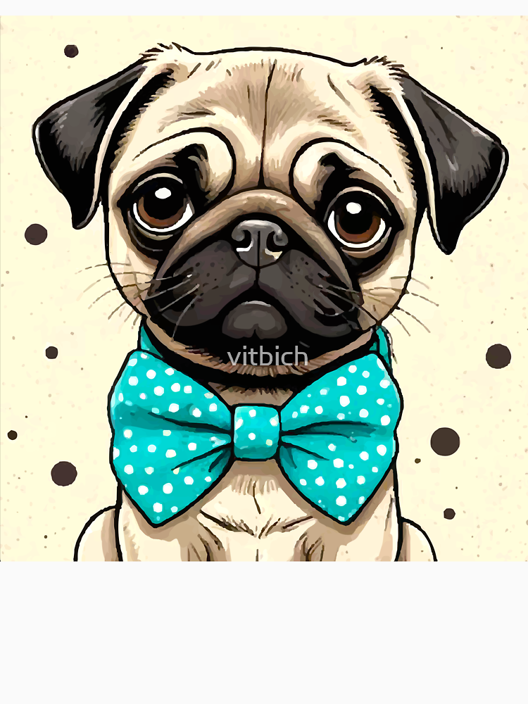 Vintage Style Cute Dog 5 By Vitbich