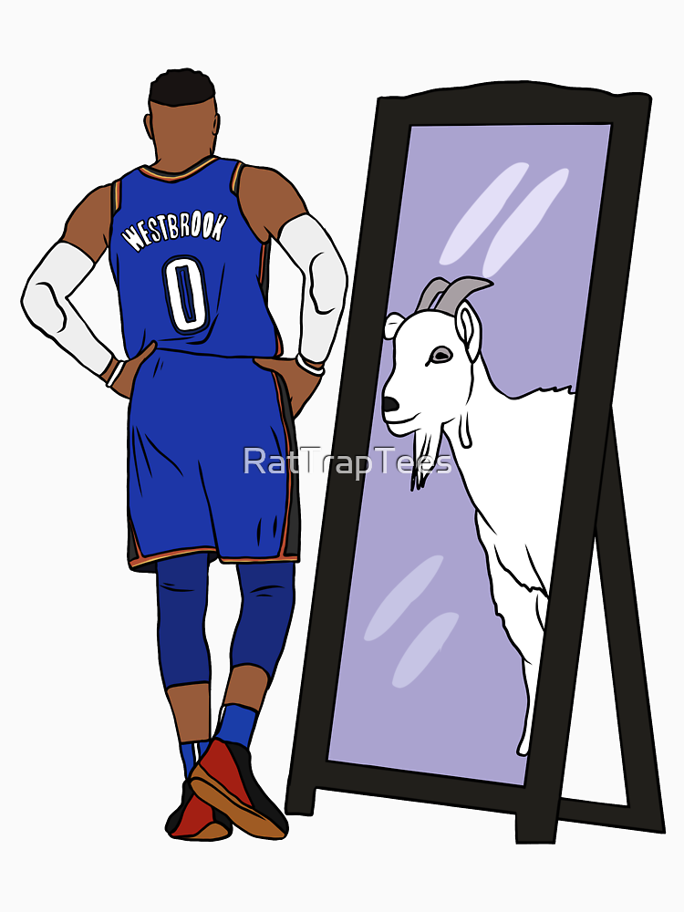 Russell Westbrook Mirror Goat Oklahoma City By Rattraptees