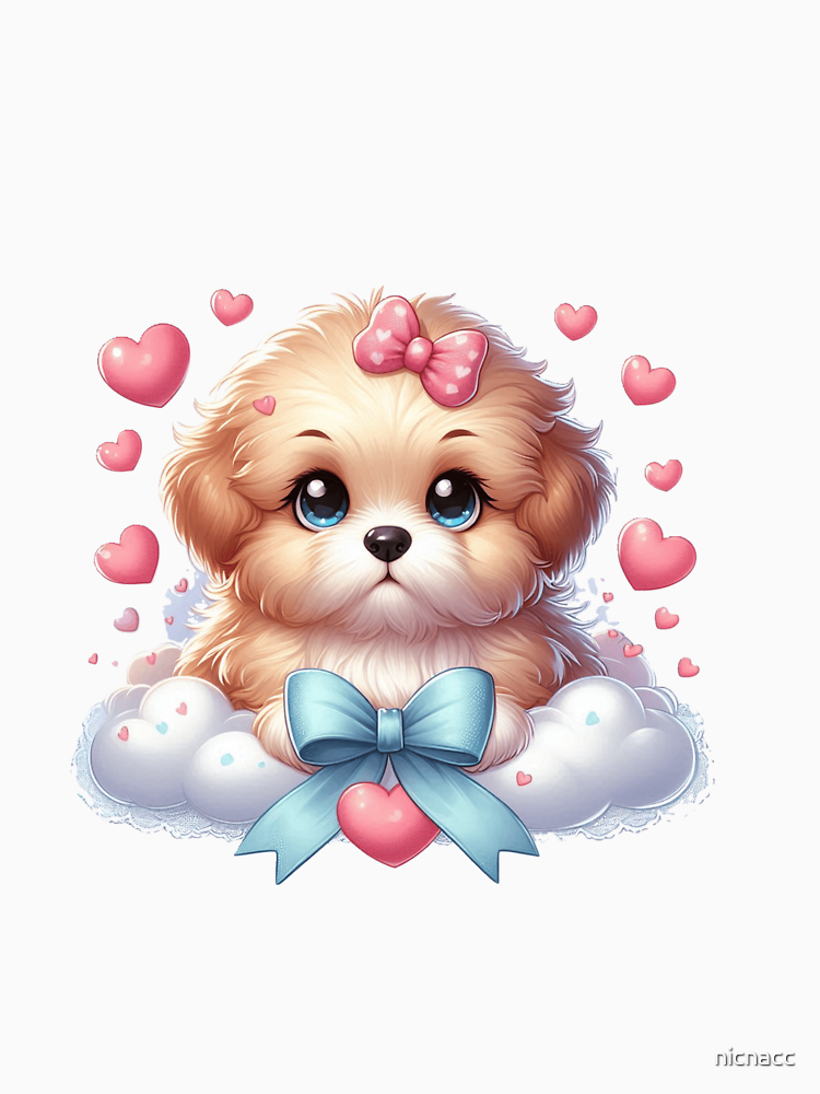 Cute Fluffy Sweet Heart Puppy By Nicnacc