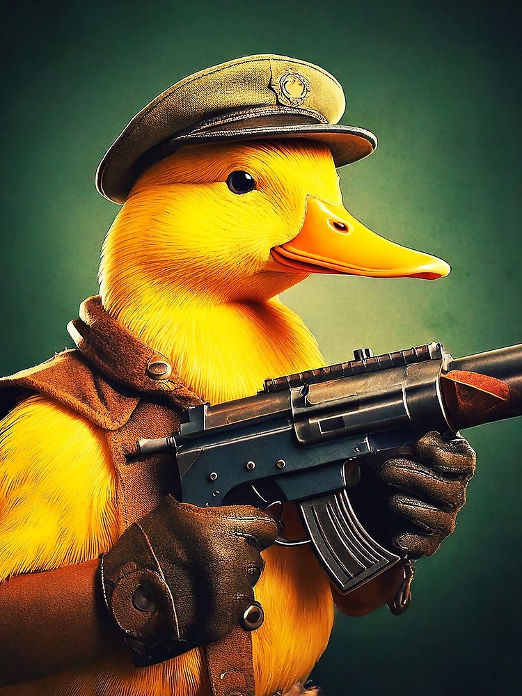 Commander Duck Armed And Ready By Alternativeexpo