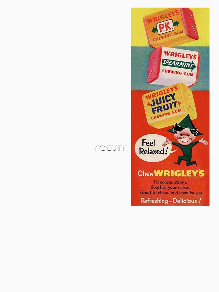 Wrigleys Pk Gum Vintage 1970S Ad By Recuni