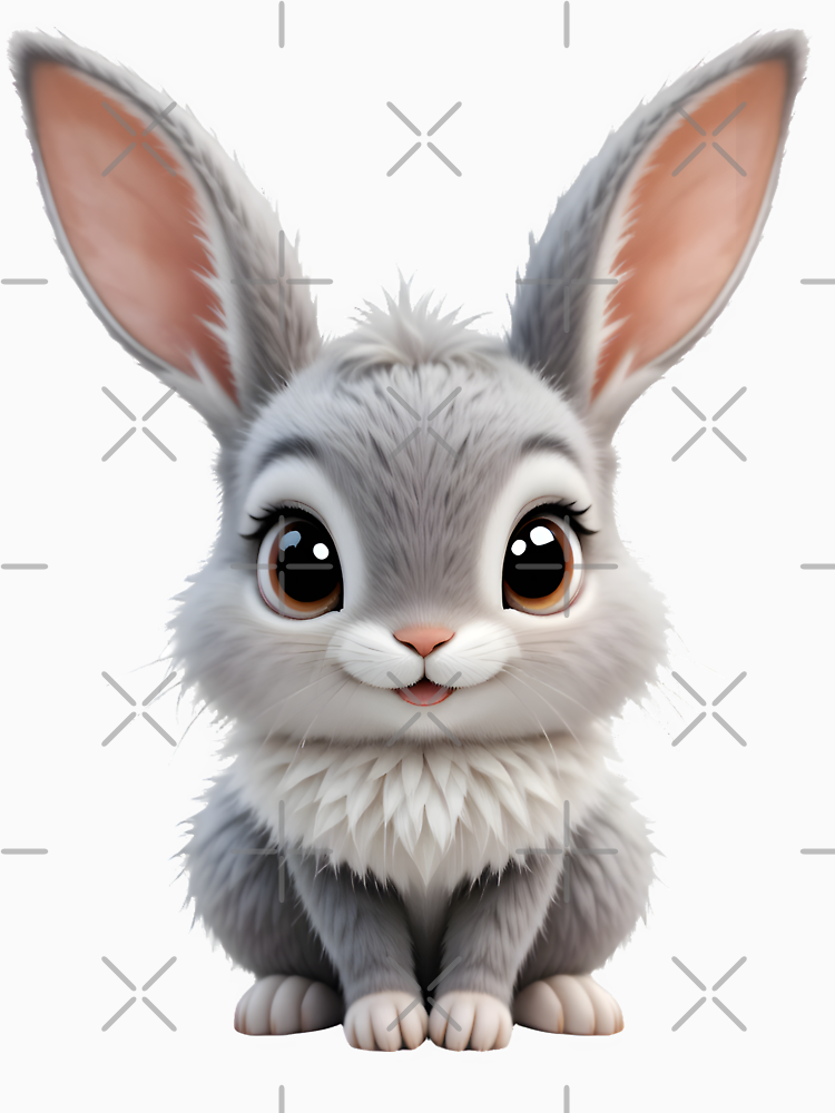 Mini Animal Art 4K Bunny By Smileymagic Style 2