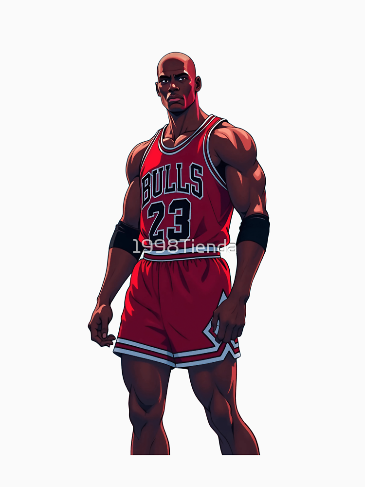 Michael Jordan Anime Retro Version 80S By 1998Tienda