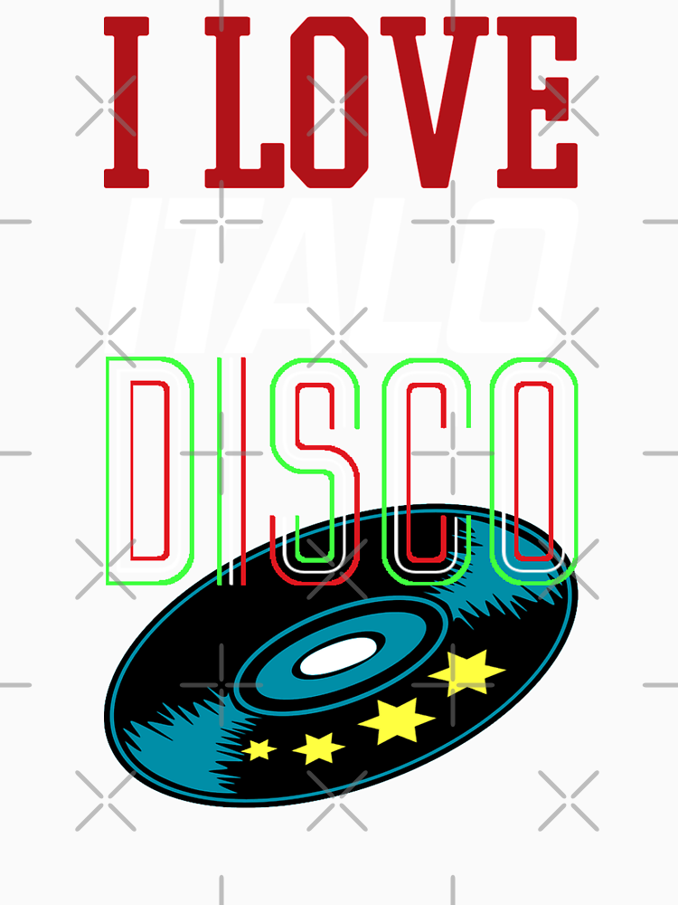 I Love Italo Disco By Graphroad